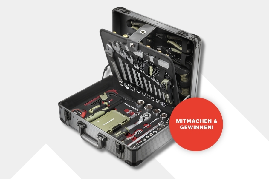 Offener Xhander Werkzeugkoffer